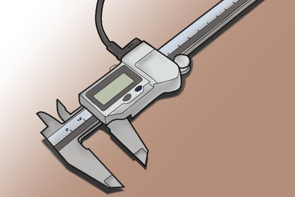 Some calipers can be connected to a computer. This means that measurements can then be stored on a spreadsheet rather than recorded manually. 