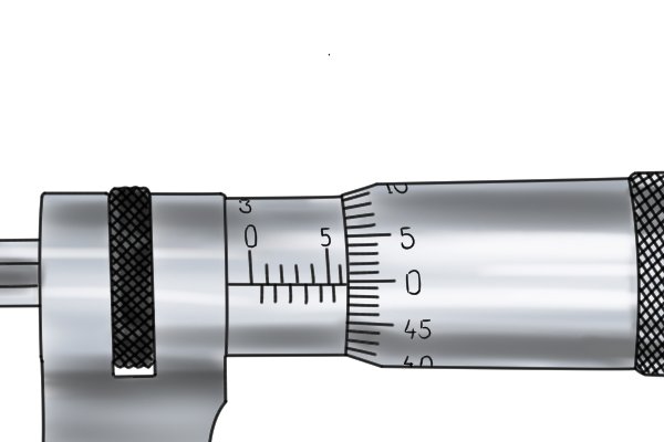 Integrated scales As the sleeve scale and thimble scale are built into the tool, another measuring instrument such as a ruler or tape measure is not required.