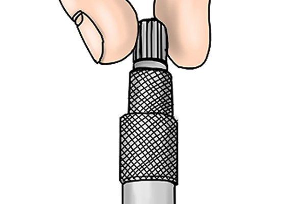 Turning ratchet speeder of depth micrometer, turn ratchet, using depth micrometer