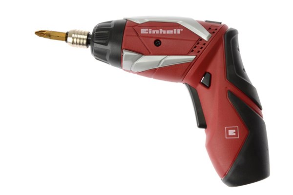 Cordless screwdriver with bit