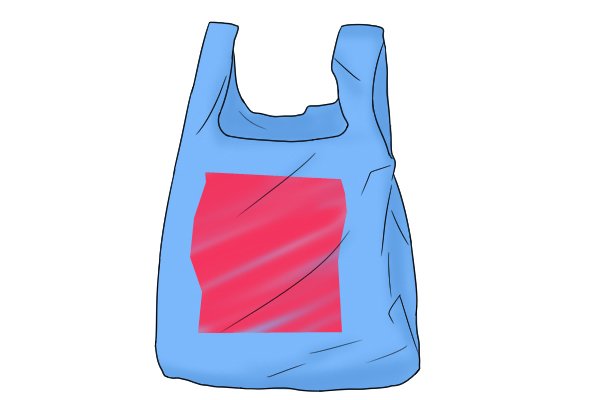 plastic bag for collecting clogs