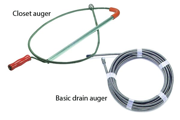 closet and basic drain auger
