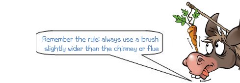 Wonkee Donkee Advice on the size of chimney brush required