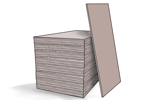 stack of Drywall sheets