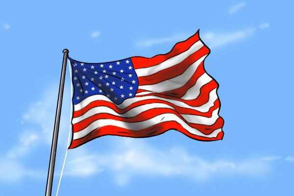 United States of America; American flag