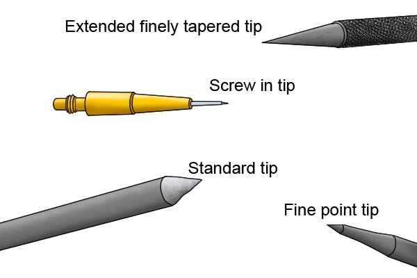 What are the different types of engineer's scriber? - Wonkee Donkee Tools