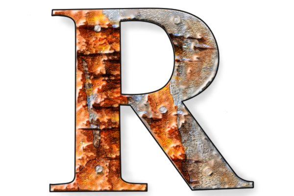 Rusty metal tools
