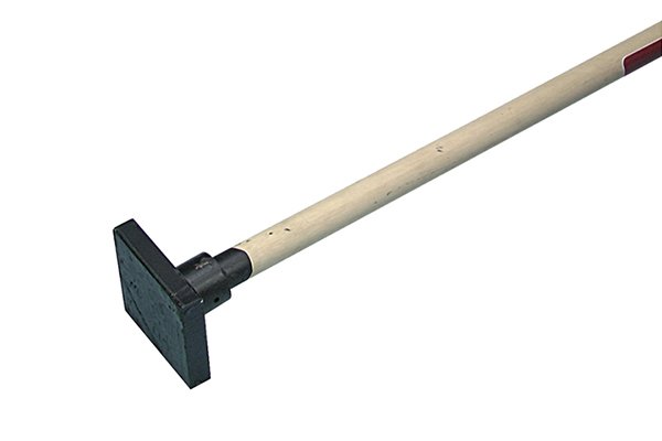 wooden earth rammer handle