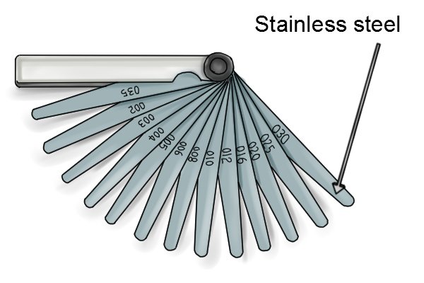 Wonkee Donkee Stainless steel feeler gauges