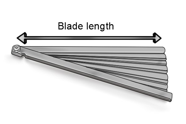 Wonkee Donkee feeler gauge Blade length 