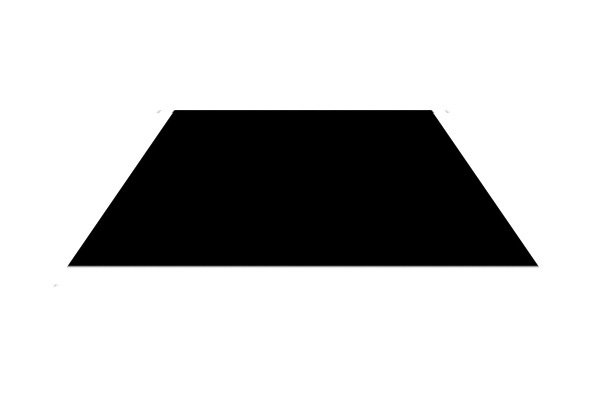 Diagram of a trapezoid cross section