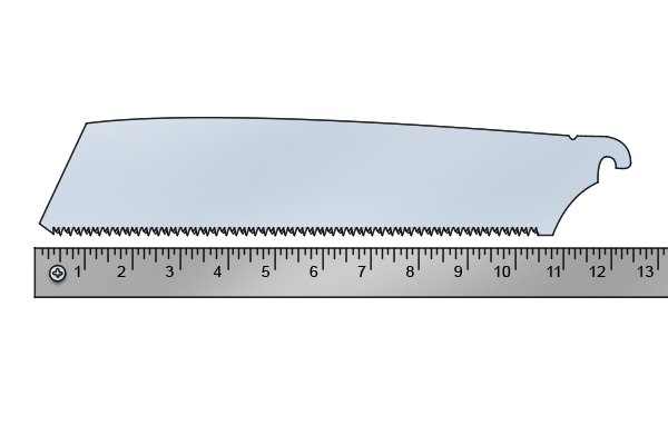 Image to illustrate the fact that saws are categorised according to the number of points per inch there are on their blades