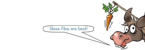 Wonkee Donkee recommends glass files for nail filing