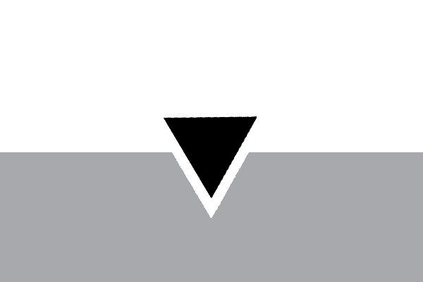 A triangular groove cut by a three square file