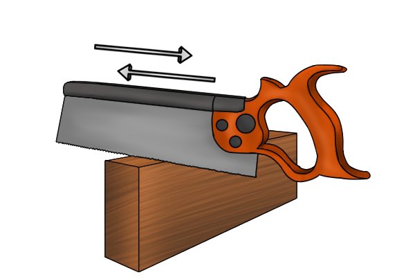 Blackburn Tools - fishtail or dolphin pattern closed handle saw