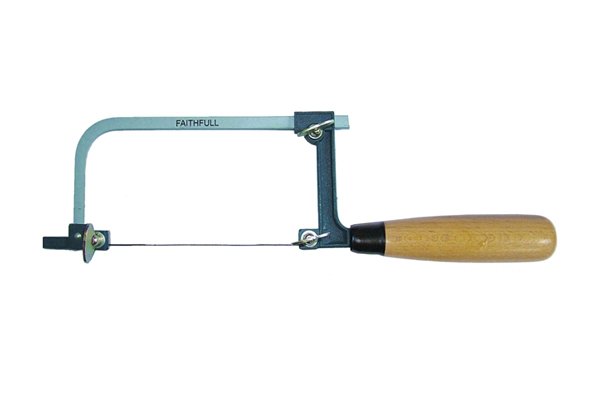 A piercing saw, often called a jeweller’s saw, is basically a smaller version of a coping saw.