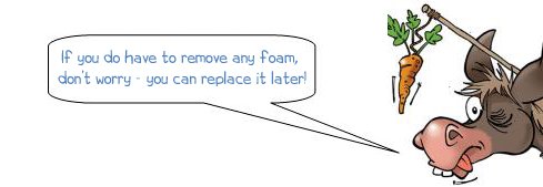 Wonkee Donkee reassures the DIYer that you can replace any polyurethane foam that has to be removed