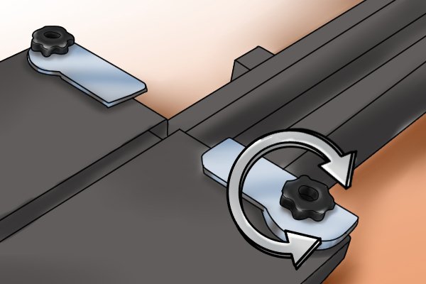 laminate floor cutter locking system