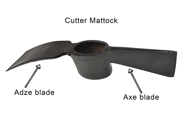 Cutter mattock, adxe blade, axe blade