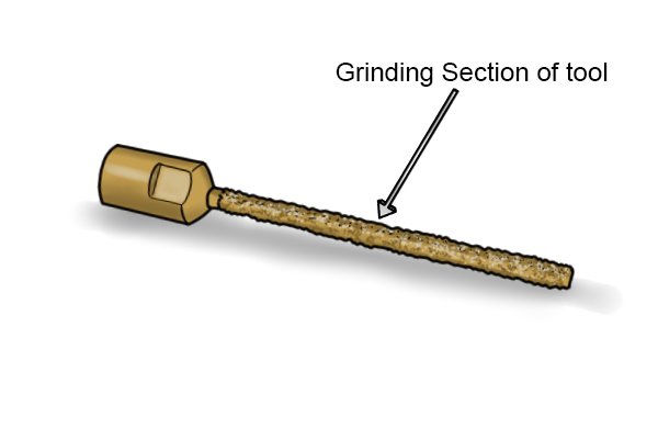  In contrast, other mortar rakes have a long grinding section that is ideal for reaching the back of a brick joint - making it easy to take the brick out whole once all the mortar is removed surrounding it.