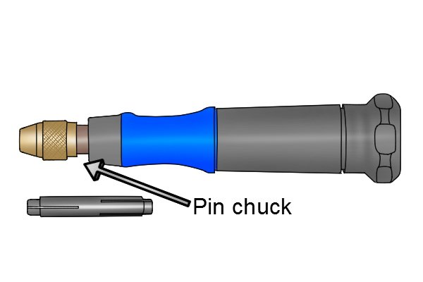 Pin Chuck in mini drill