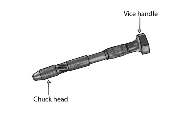 labelled pin vice