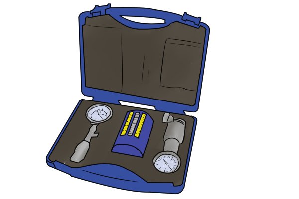 This pressure and flow kit comes with a weir gauge to check water flow rates, a pressure gauge for testing wet pipe systems and a pipe dry testing gauge.      This kit is suitable for users who want to find out the flow rate of their water, the pressure of certain pipe systems and to check pipe systems during and after installation.