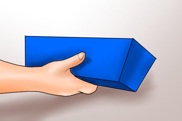 Alternative technique of holding a plaster pan