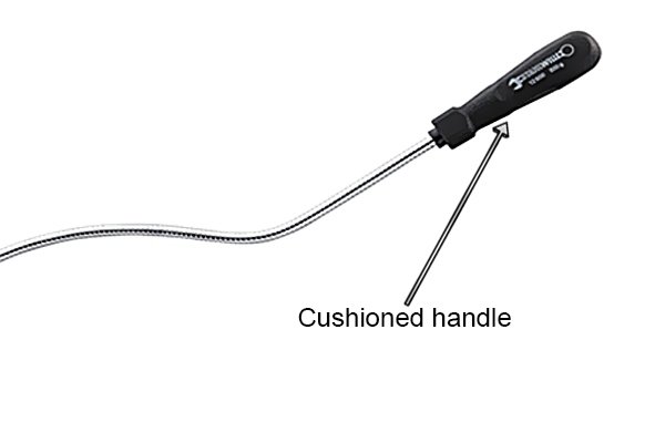 Cushioned pick up tool handle