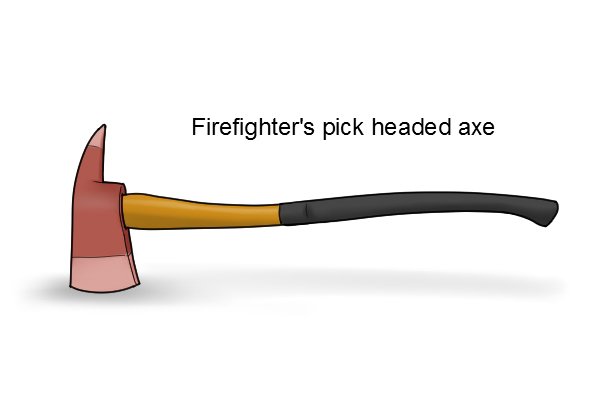 firefighters pick headed axe