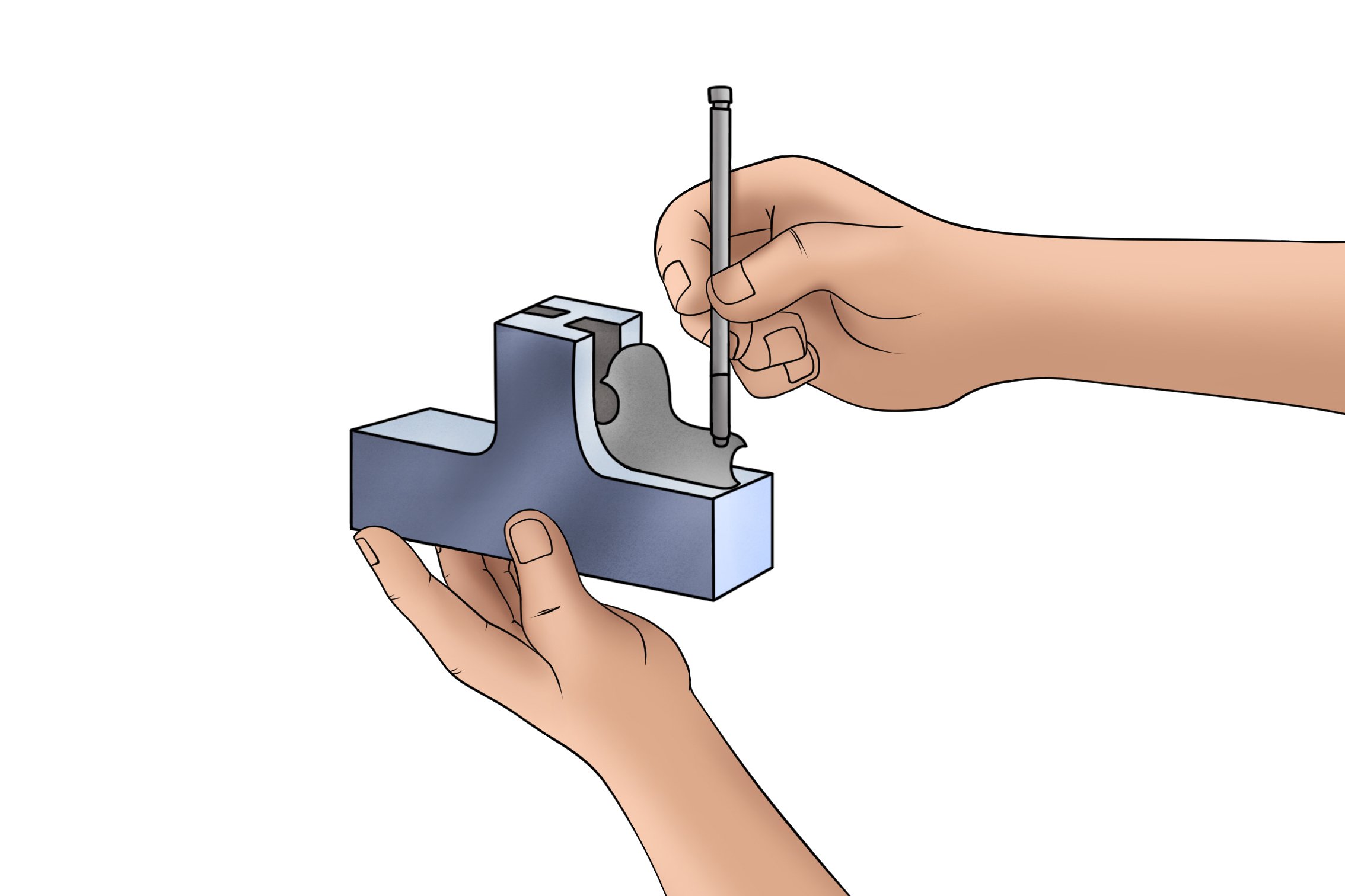 What is a radius gauge with 5 measuring surfaces Wonkee Donkee