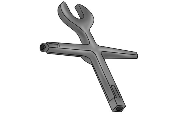 Universal key with spanner