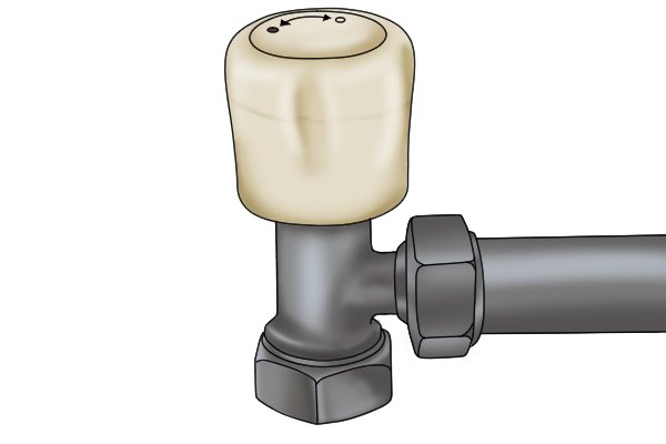 Manual radiator valve