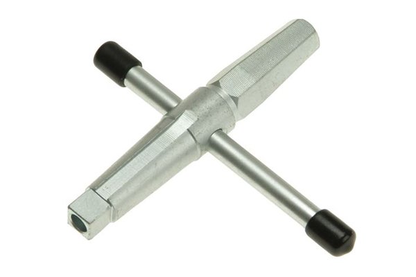 Universal radiator key with adjustable handle