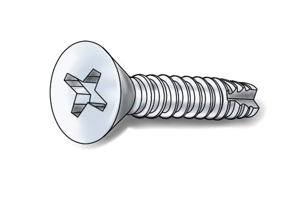 Screw with type 25 tip