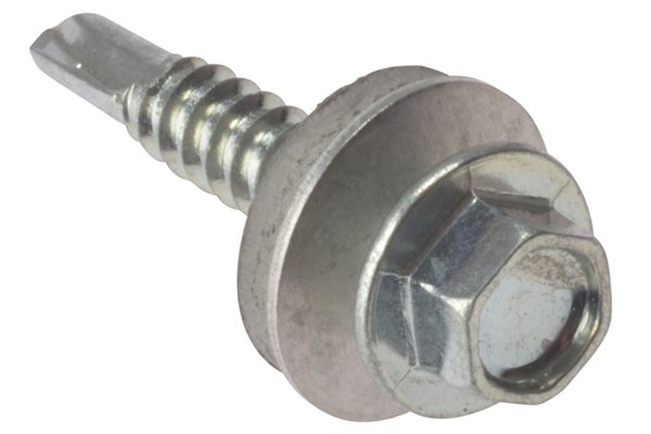 Steel coated masonry screw