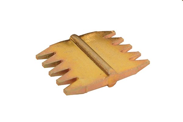 yellow zinc plated scutch comb
