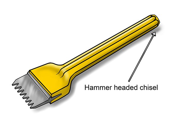 Hammer Headed Scutch Chisel