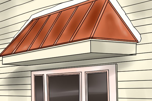 An example of a standing seam metal roof