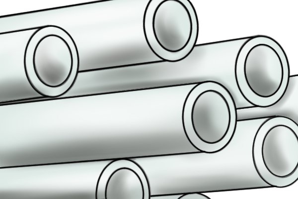 Thick walled plastic tubing