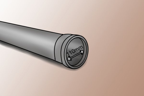 drain tube size 110mm