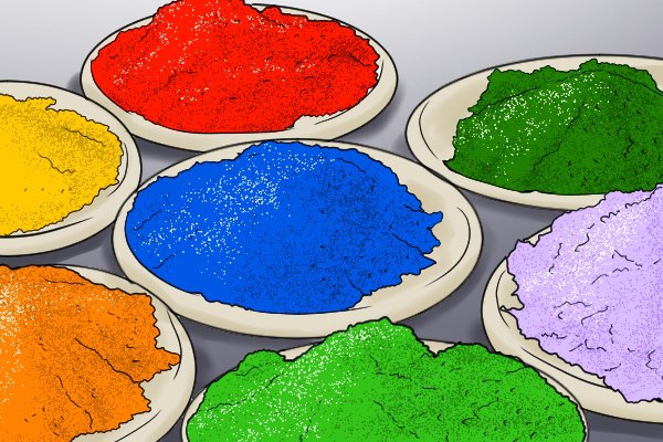 powdered dyes, tracing dyes, fluorescent