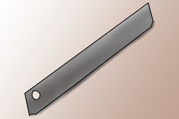 If your tool has a sharp blade attachment for cutting circles, it is likely that you will need to replace the blade after considerable use.     Some trammel heads are supplied with extra blade segments with which to do this.