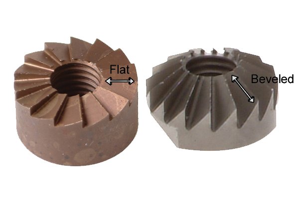 bevelled and flat tap reseater cutters
