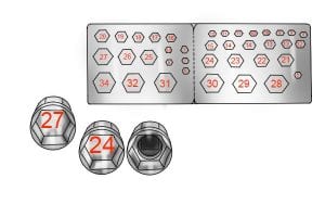 Different socket tags available