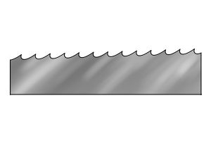 Simple diagram of blade with a constant pitch.