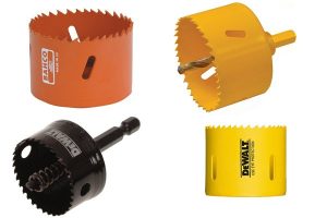 Different models of hole saws available.