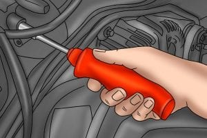 Spinner handle being used