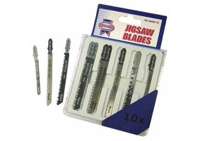 Different types of jigsaw blades that are available.