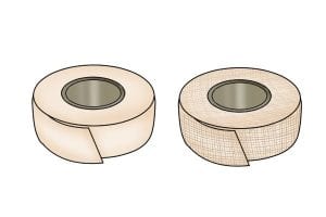 Types of plasterboard joint tape